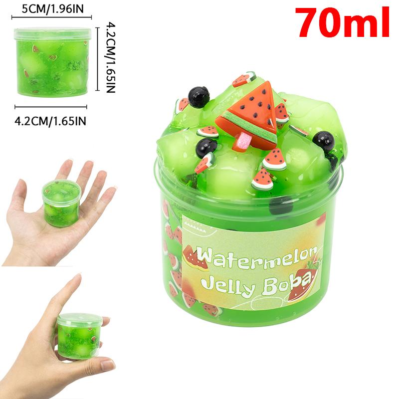 Crystal Clay Set Children's Colored Clay Large Capacity Crispy Clay Set Super Soft Non Sticky Jelly Party Gift