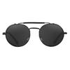 1 Pcs Gothic Steampunk Sunglasses Polarized Mens Womens Brand Designer Vintage Round Metal Frames