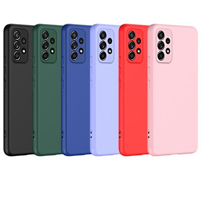 Роскошный оригинальный чехол для телефона Samsung Galaxy A32 A52 A52S A72 A13 A23 A33 A53 A73 4G 5G гладкий жидкий силиконовый чехол-накладка