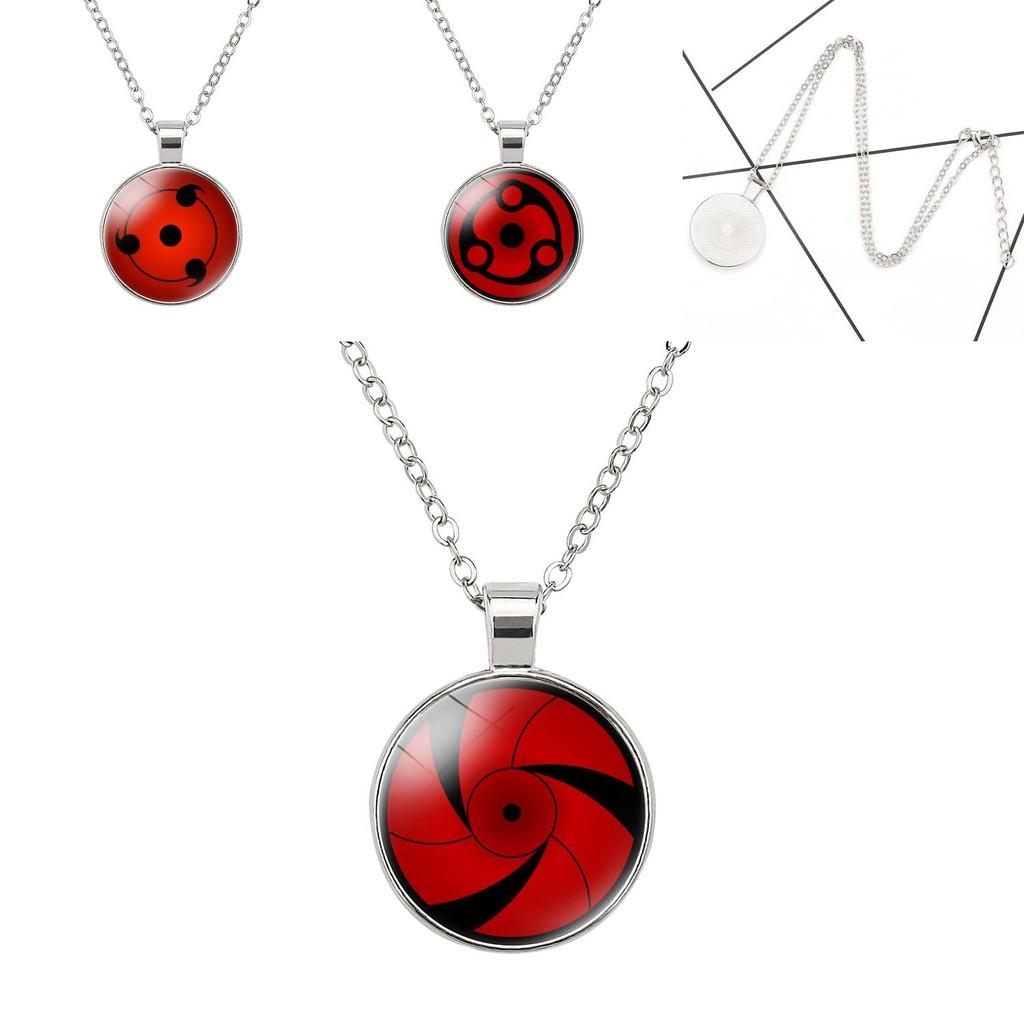Naruto Time Gem Round Pendant Necklace Chic Mixed Material Fashion Piece