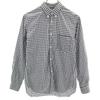 COMME des GARCONS SHIRT Сделано во Франции Гингемская клетка Длинный рукав Рубашка на пуговицах Мужская Б/у