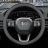 For Honda CR‑V Civic Accord HR‑V Pilot Passport Odyssey ZR‑V Fit Leather Steering Wheel Cover Ultra-thin Anti-slip Accessories