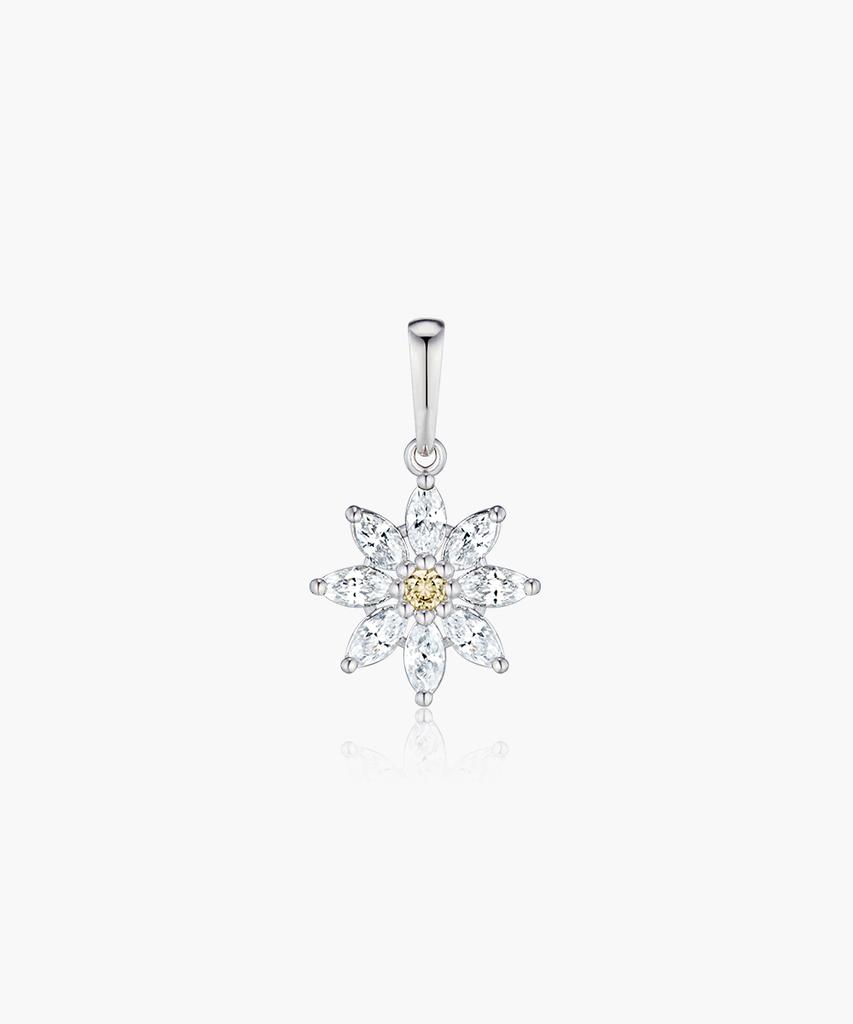Mcel 14K Maylin Edelweiss Pendant