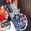 Для Samsung Galaxy A13 A23 A33 A53 A73 A12 A22 A32 A52 A52S 4G 5G Чехол Противоударный Блестящий Гальванизированный Магнитный Держатель Браслет Обложка