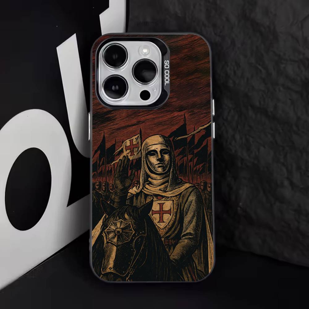 Крутой чехол для телефона Baldwin IV of Jerusalem для iPhone 17,16,15,14,13,12,11,Pro,XS,Max,Plus,Mini,SE4,E Черный Матовый Ударопрочный Чехол