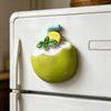 3D Coconut Drink Fridge Magnet Summer Beach Resin Coconut Juice Magnetic Refrigerator Accessories Home Office Kitchen Decoration