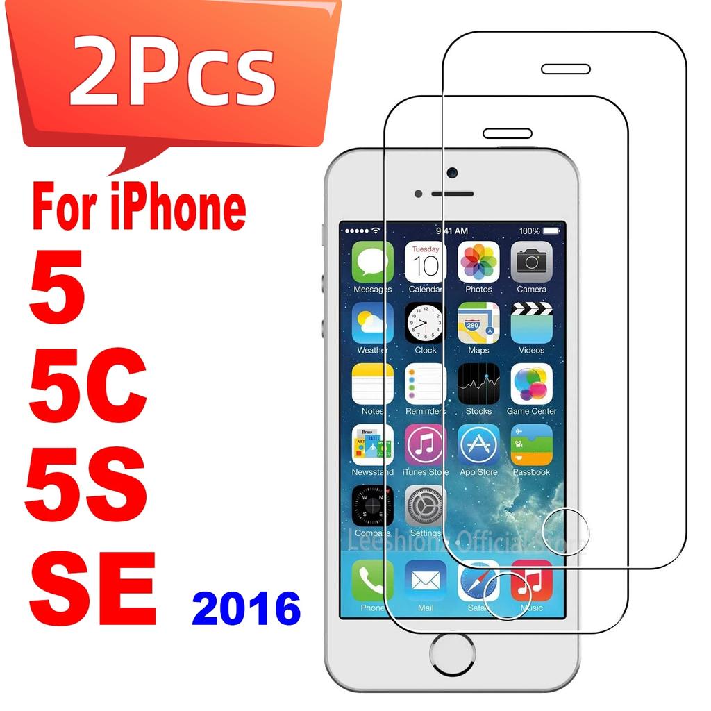 2/4 шт прозрачное защитное стекло для iPhone 5 5S 5C SE 2016 (4,0 дюйма) Пленка из закаленного стекла для телефона