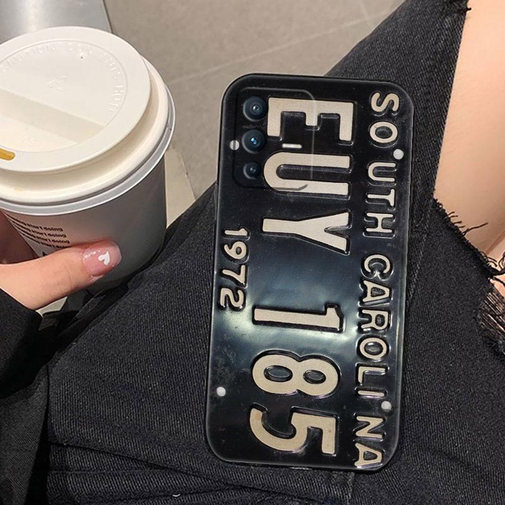 Nostalgic Vintage Classic License Plate Phone Case For VIVO S1 V17 V20 V21 V23 V23E V25 V25E V27 V27E V29 V29E V30 V30E V40 Case