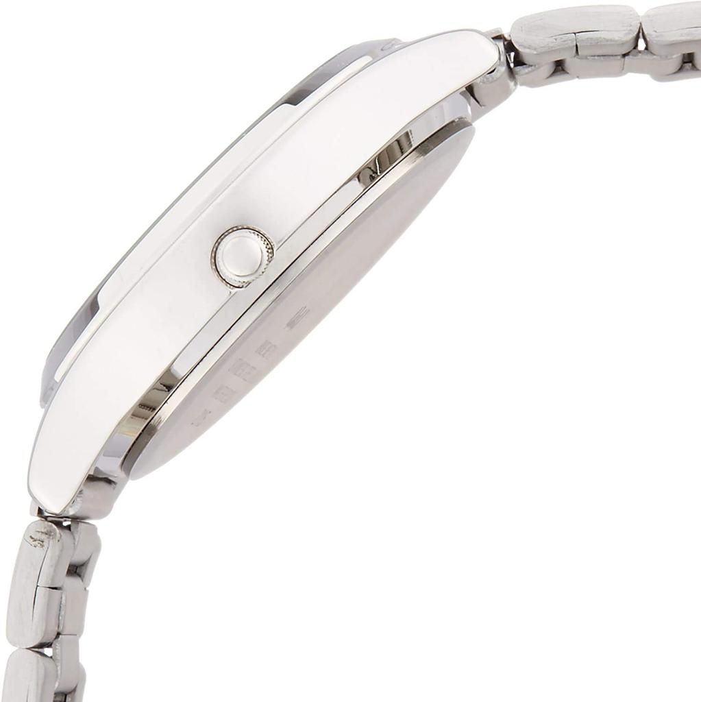 Watch Analog Waterproof Date Metal Band White [Citizen Q&Q] D012-204 Men's