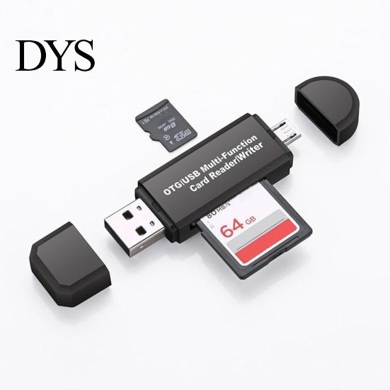 Портативное высокоскоростное устройство чтения карт памяти Micro USB SD TF OTG для портативного мобильного телефона