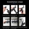 Universal Car Headrest Mount Holder for Kids Car Phone Holder with Angle- Adjustable Holding Clamp for Phone Tablets for Iphone