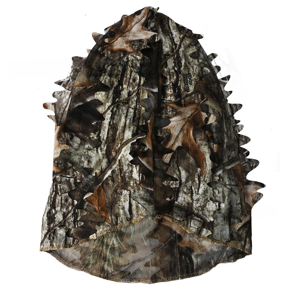 Маска для охоты LOOGU Bionic Camouflage Hunting Mask — дышащая, противомоскитная сетка для наблюдения за птицами, ночной рыбалки и активного отдыха