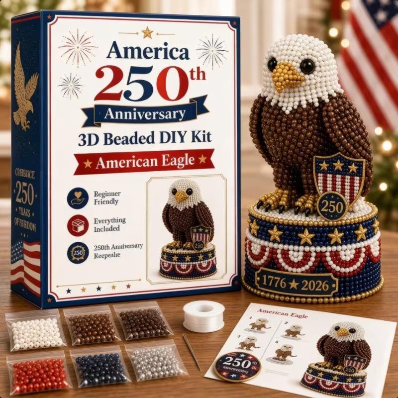 Набор для бисероплетения 3D DIY Животные Набор для рукоделия из бисера для детей и взрослых Снятие стресса Терапевтическая ручная игрушка Творческое хобби Принадлежности для бисероплетения