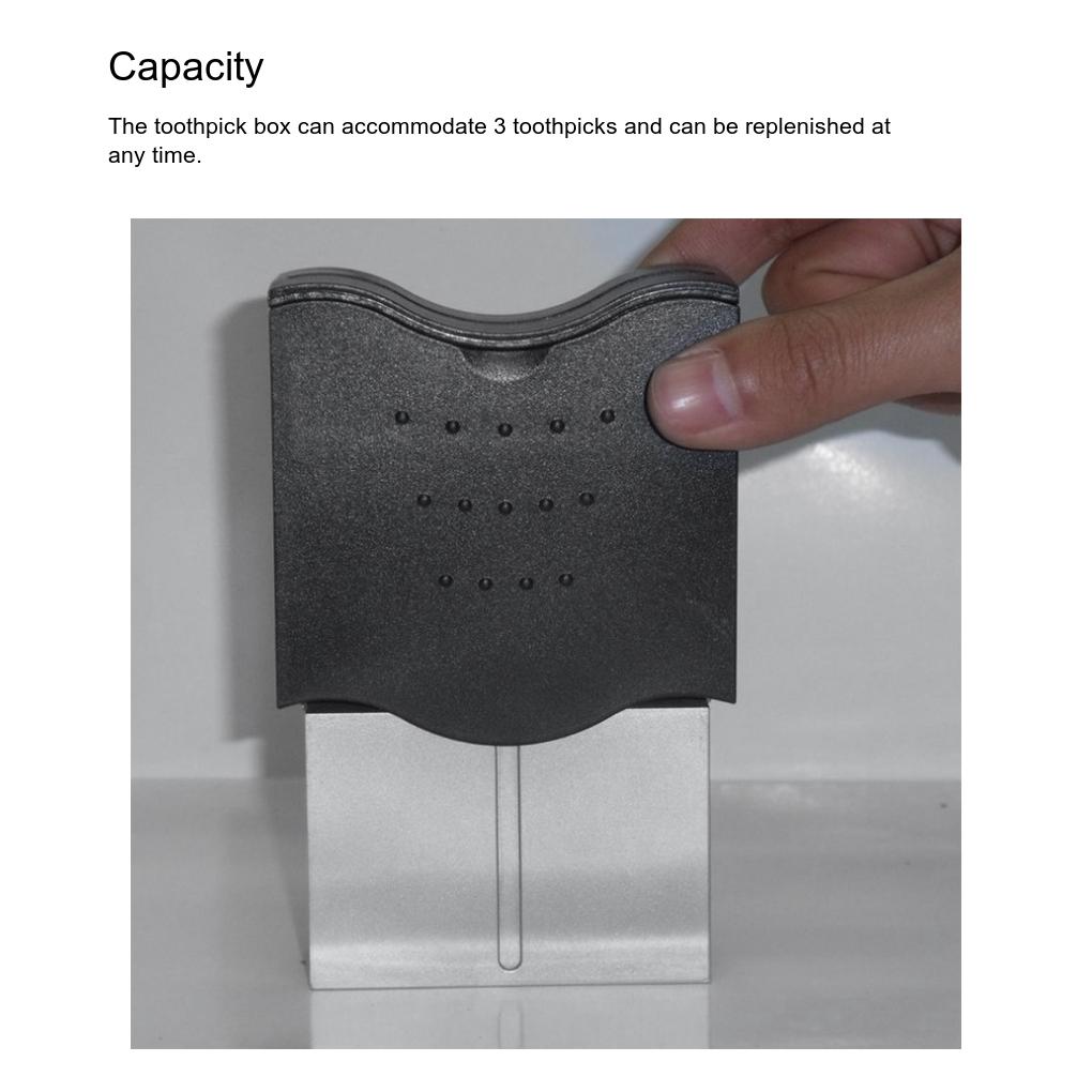 Держатели для зубочисток Диспенсер для зубочисток Автоматическая машина Чехол для хранения для дома Кухонные принадлежности Путешествия Офис
