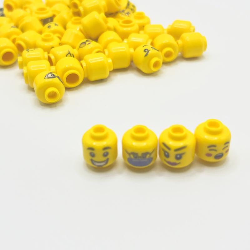 56 шт. 3626 Детали с выражениями лиц Игрушки Для Технических MOC Строительные Блоки DIY Подарки Совместимые Мини-Куклы Мелкие Детали