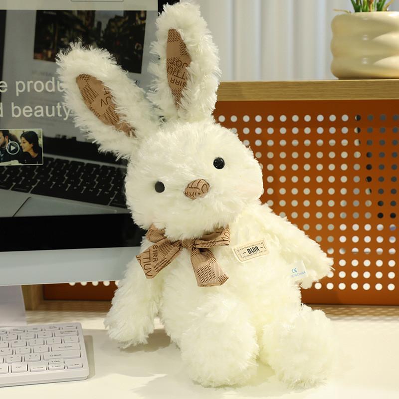 Cute Bunny Plush Toy With Soft Short Pile For Children Kids Birthday Gift