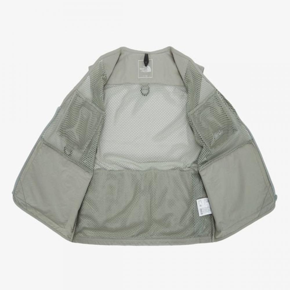 The North Face Men S Exploring meSh veSt Slate Khaki nv5vS01b