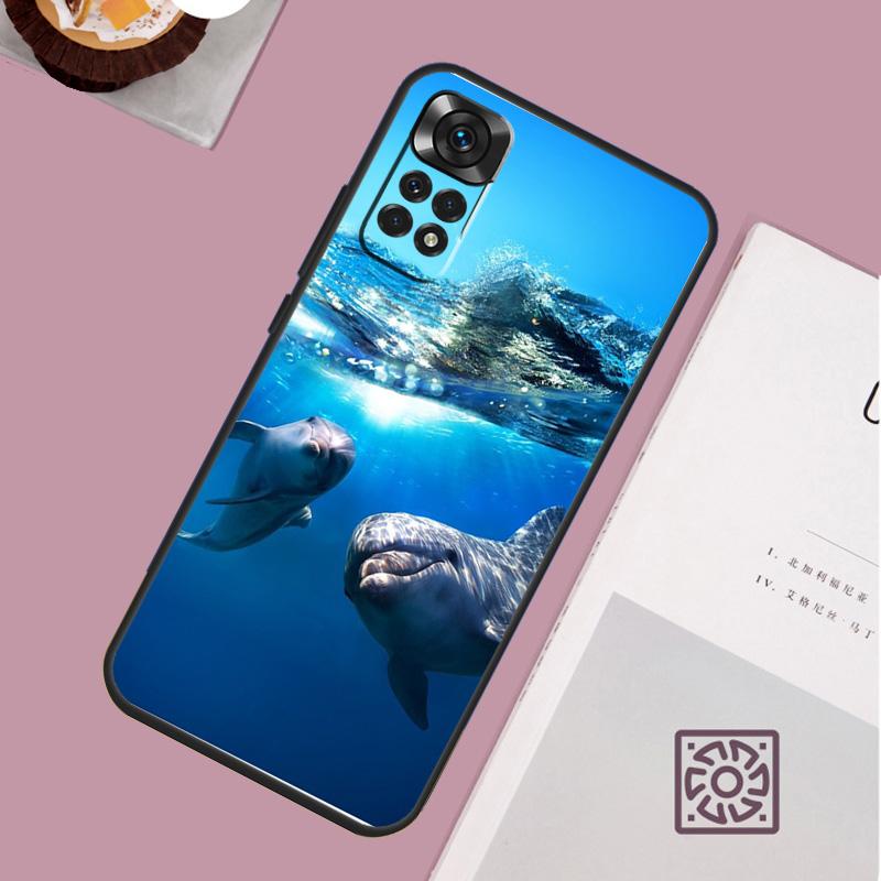 Чехол 'Морской Дельфин' для Xiaomi Redmi Note 12 9 10 11 13 Pro Plus 9S 10S 11S 12S Redmi 12 10C 12C 13C