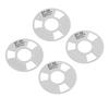   Reel to Reel Cassette Retro Blank Metal Reel Cassette Tape with 4 Reels 2 Wheel for Music Recording