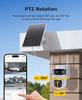 UBOX 6MP Солнечная PTZ-камера: Трехлинзовый, 4G, Низкое энергопотребление, Водонепроницаемый, 15-кратный зум для наружного наблюдения