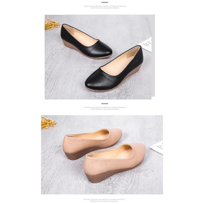 Женские весенне-осенние новые женские туфли-лодочки с острым носком на небольшом скошенном каблуке, из лакированной кожи, с мелким вырезом, рабочие туфли для мамы, тренд