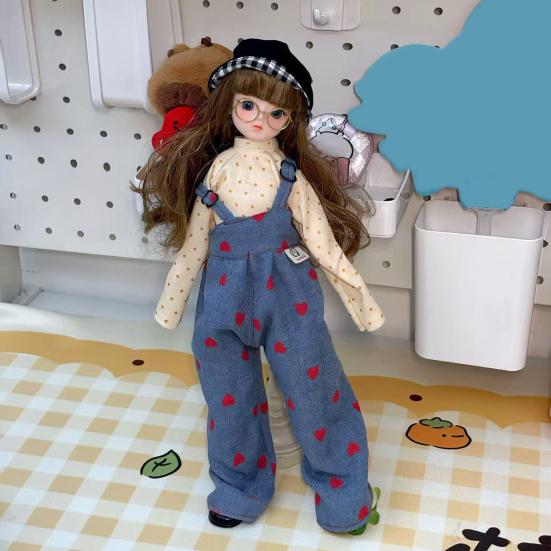 30 см Шарнирная кукла и одежда Подвижная кукла с подвижными суставами Мягкая тканевая одежда Коллекционная фигурка для детей и взрослых
