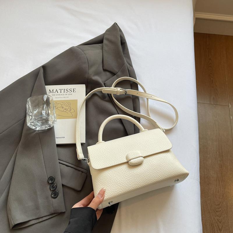 Trend Fashion Hand Carry Small Square Bag 2025 New Cute Girl Simple High-end Texture Shoulder Bag