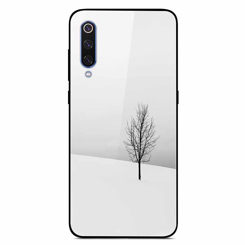 Чехлы для Xiaomi Mi A3 Роскошные Чехлы для Телефона из Закаленного Стекла Космические для Xiaomi MI 9 Lite Чехол 9lite MiA3 Жесткий Защитный Задний Корпус