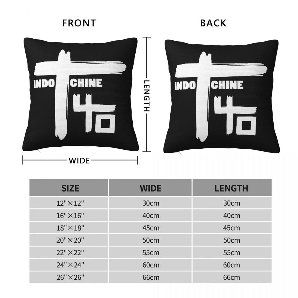 Copy-Of New Indochine (11) Square Pillowcase Pillow Cover Cushion Throw Pillow For Home Bedroom Car