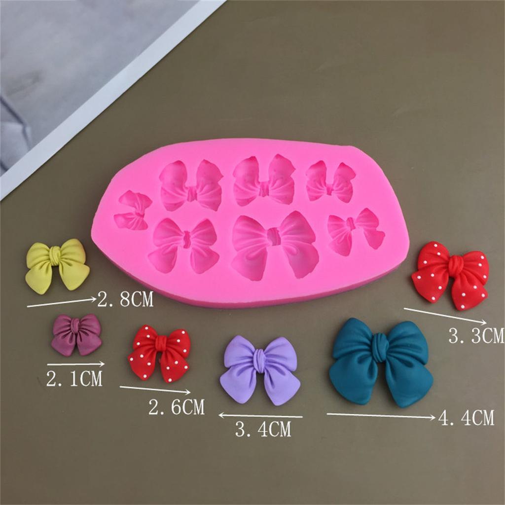Силиконовые формы для бантов и цветов, формы для тортов из помадки, украшения, инструменты для выпечки, для приготовления десертов из шоколадной помадки