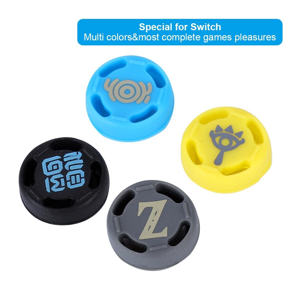 Противоскользящие сменные силиконовые колпачки для джойстика, упор для большого пальца для Nintendo SwitchPS3PS4