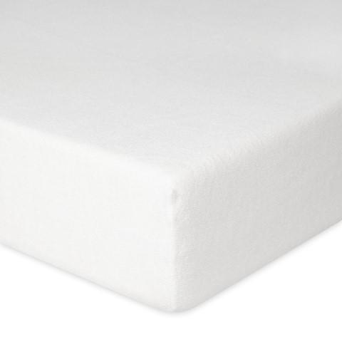 Classic terry sheet with elastic 130x190, 140x200x20, white_01, matex