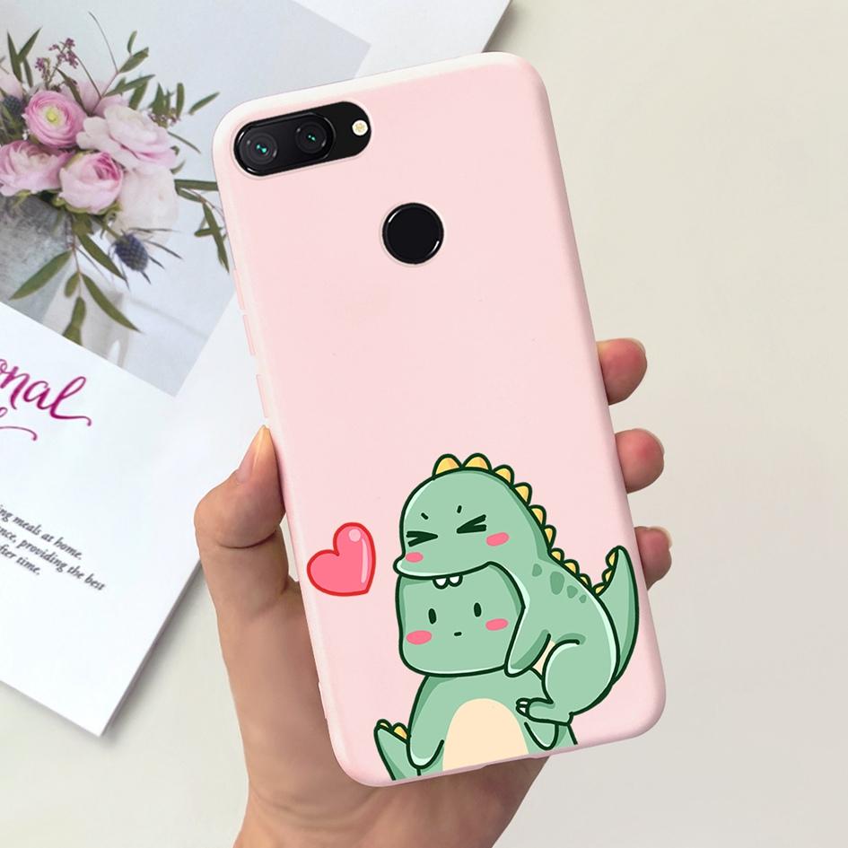 For Xiaomi Mi 8 Lite Case 6.26" Fashion Landscape Girls Bumper Soft Silicone Phone Cover For Xiomi Mi 8 Lite Funda Mi8Lite Pouch