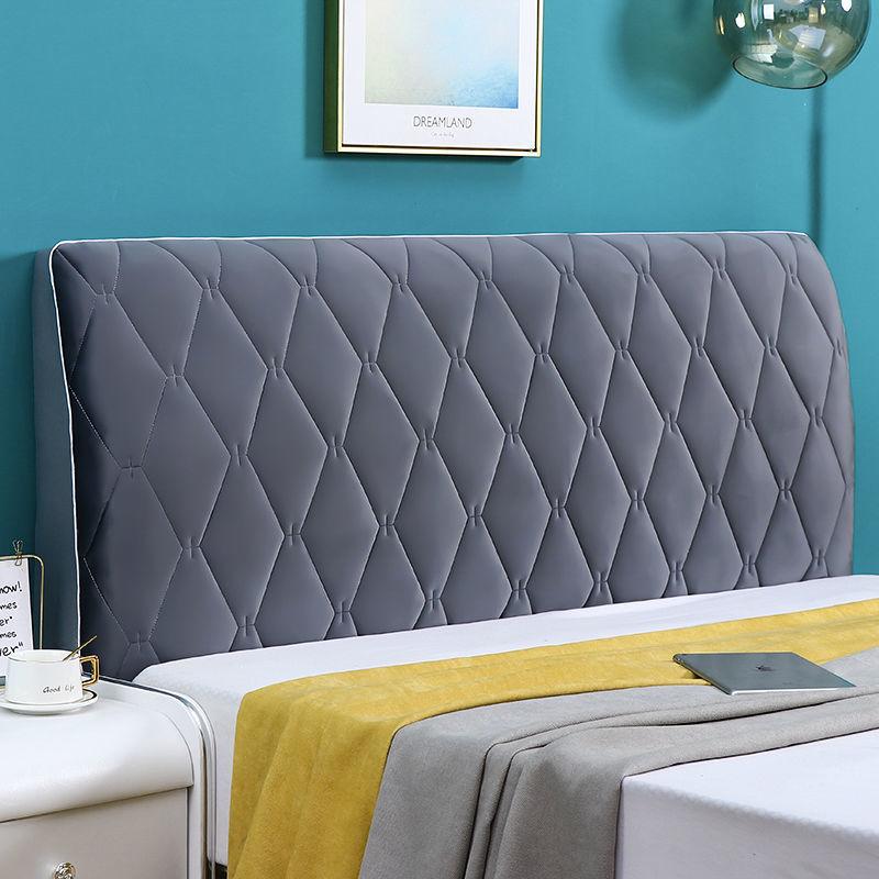 Пледовые чехлы на изголовье, мягкая сумка на спинку, универсальная защита от пыли, удобные двойные покрывала, сплошное цветное покрывало Queen King