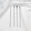 20Pcs Stainless Steel Martini Picks Silver Color Drink Stirring Sticks Cocktail Skewers  Wedding