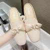 2020 весна новая сумка голова женские тапочки корейская версия мода бант универсальный уличный стиль интернет-знаменитость женские полушлепанцы