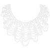 Поддельный воротник Роскошный женский поддельный воротник Высококачественный однотонный хороший ажурный многослойный женский поддельный воротник