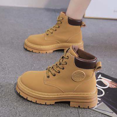 Ботинки Martin, женская коллекция британских сапог, кожаные туфли, толстый каблук, толстая подошва, короткие ботинки на шнуровке и плоской подошве для женщин