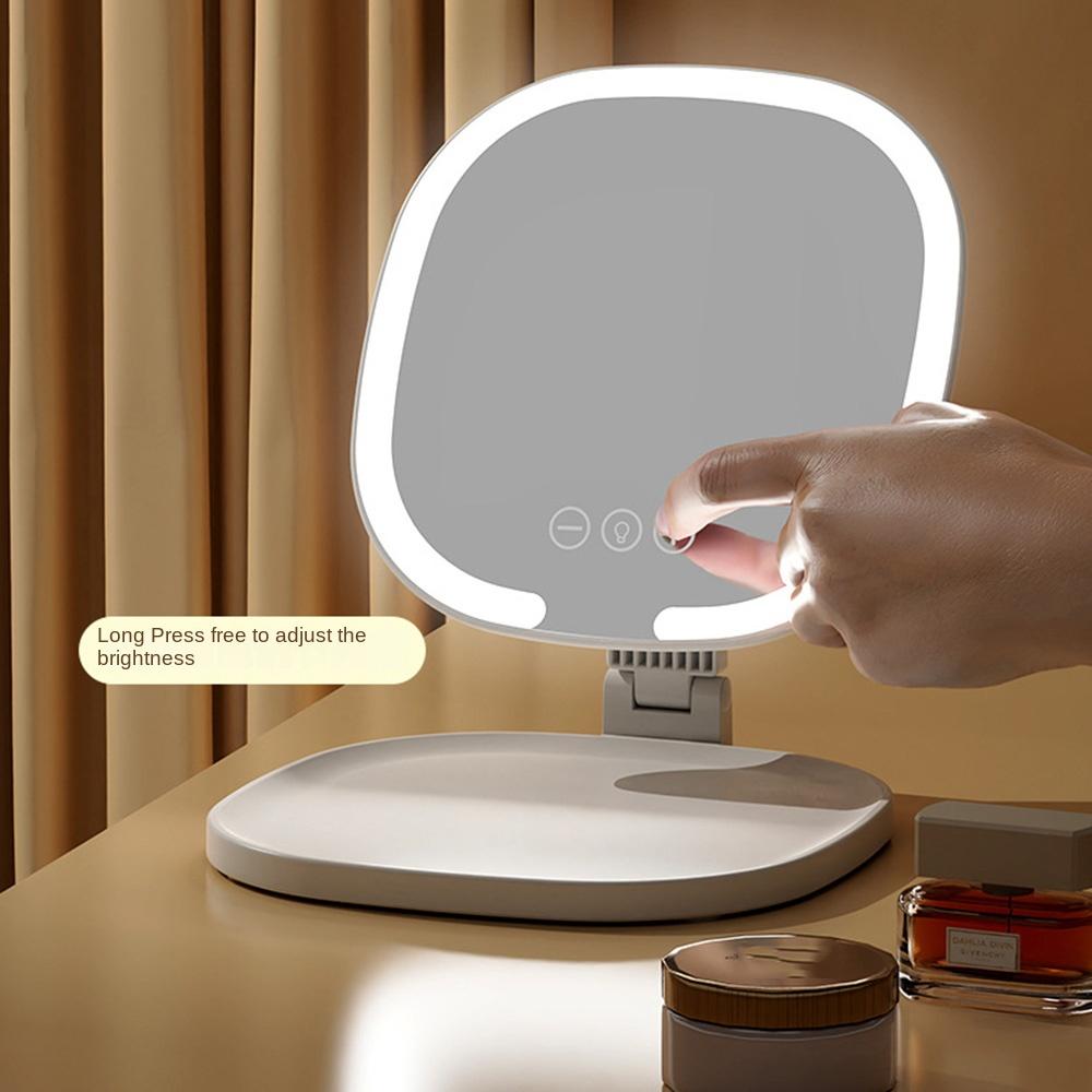 Регулируемое зеркало для туалетного столика с подсветкой Складные настольные зеркала с подсветкой Бизнес