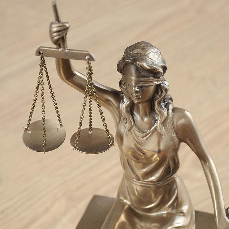 Прочный и хорошо сделанный художественный подставка для книг, домашний декор, скульптура, подставки для книг «Справедливость», «Богиня правосудия», подставка для книг, украшение для библиотеки, домашний офис