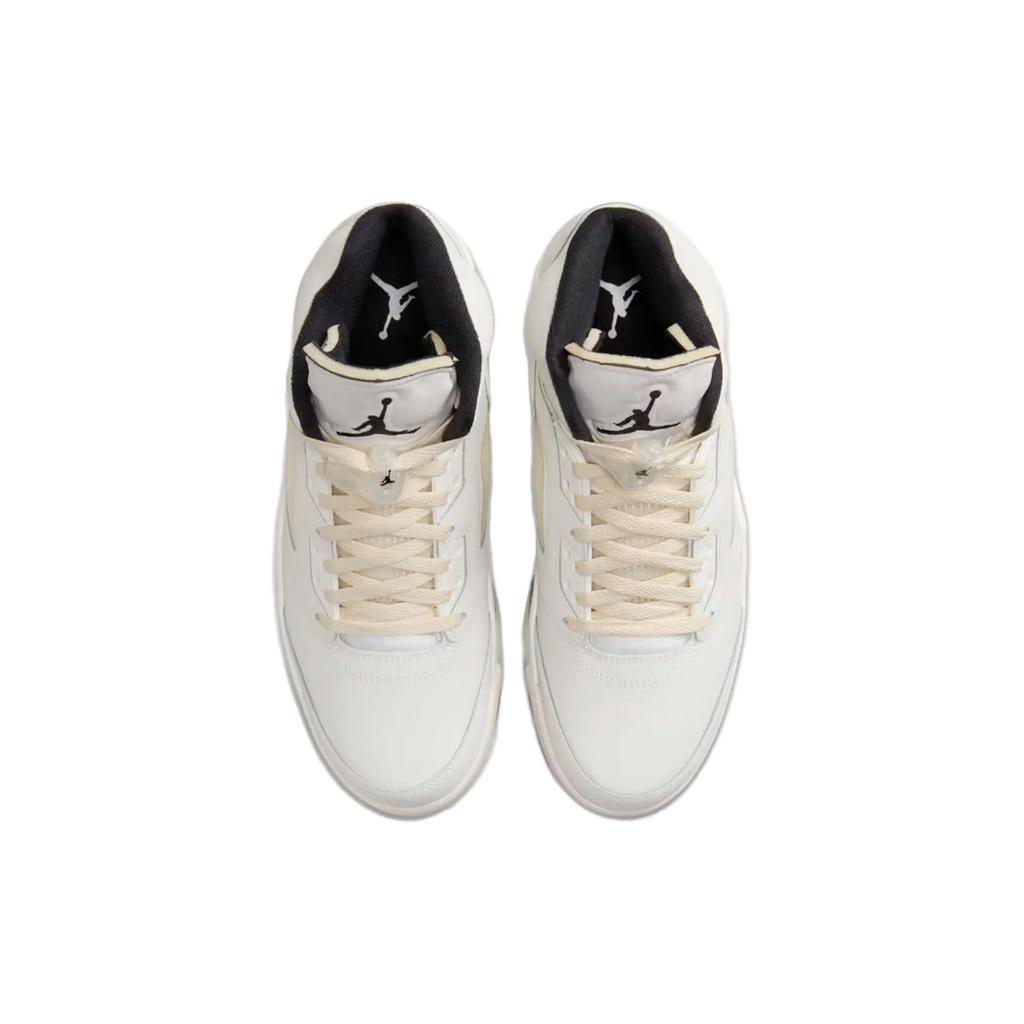 Air Jordan 5 Retro SE Sail Мужские кроссовки Кремово-черные Светло-орево-коричневые FN7405-100