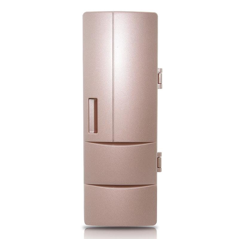 Мини-холодильник USB для быстрой заморозки: Компактный термоизолированный бокс двойного назначения для холодных/теплых продуктов