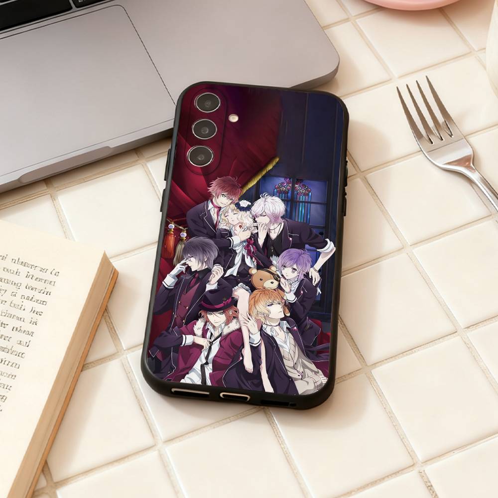 Чехол для телефона D-Diabolik-ks Anime L-Lovers для Samsung Galaxy A73, A72, A71, A70, A53, A52, A51, Другие Мягкий Черный Корпус