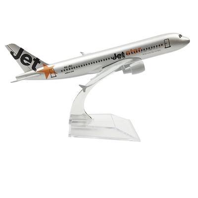 16-сантиметровая литая модель самолета Jetstar Airlines A320 из металлического сплава, коллекционная игрушка-сувенир.