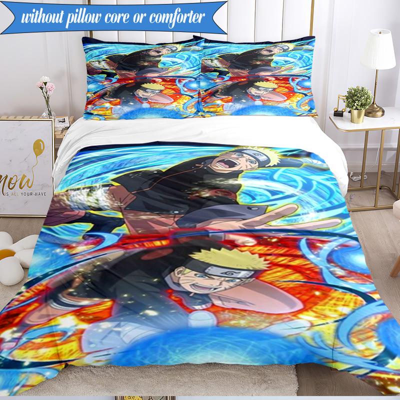 Ninja And Friends Collage 3pcs K-pop music group Bedding set,Ideal for Bedroom, Dormitory,Including Duvet Cover And 2pcs Pillowcases,Fan gifts