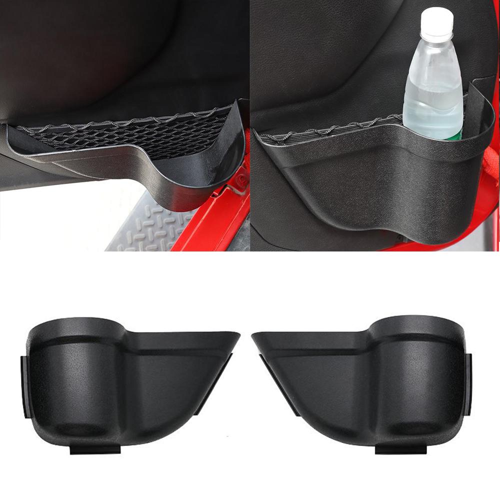 Ящик для хранения на передней двери автомобиля для Jeep Wrangler JK 2011-2017, органайзер, сетчатый держатель, карманы для хранения аксессуаров для интерьера