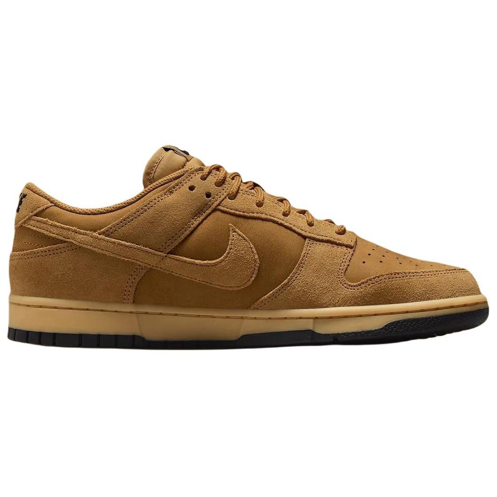 Nike Кроссовки Dunk Suede Low top для скейтбординга мужские Пшенично-коричневые IB6651-700