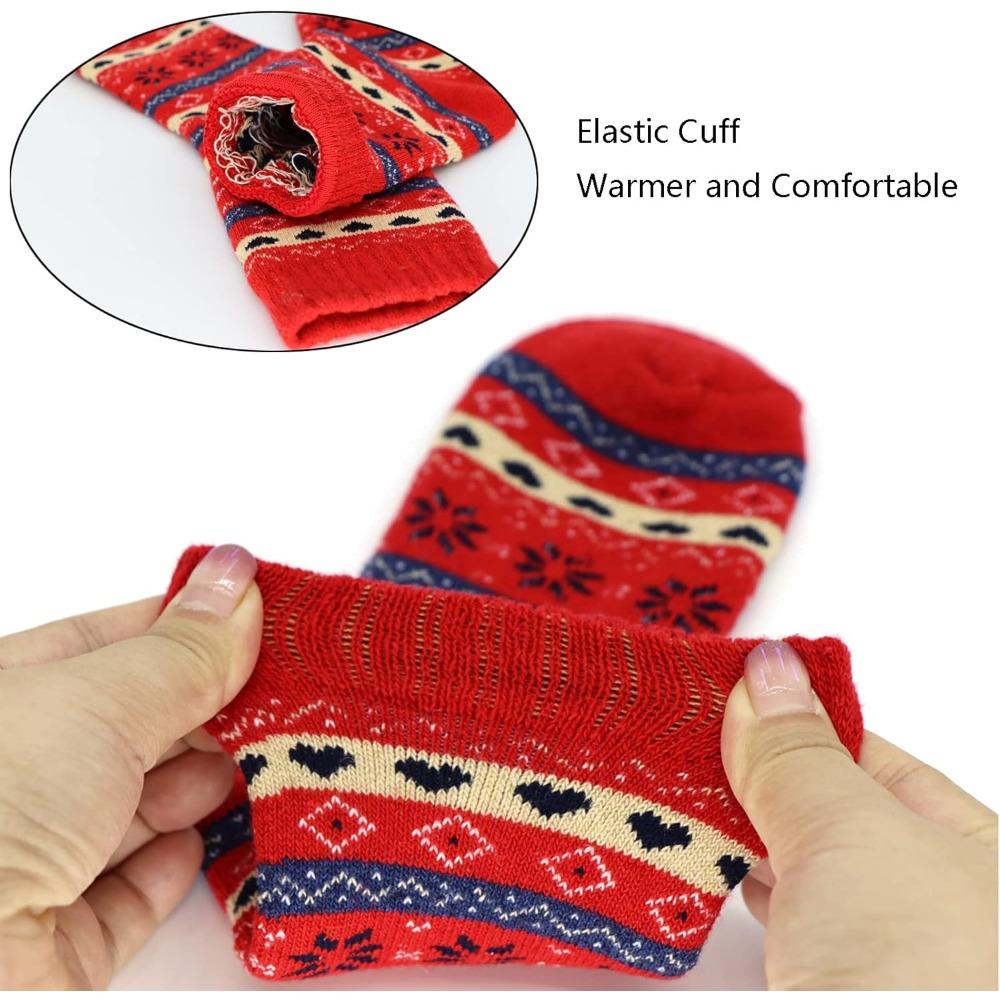 5 Pairs of Luxuriously Soft Thermal Socks Insulated for All-Weather Warmth Durable Stylish for Casual Outdoor and Sports Fall Winter Socks