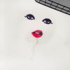 10 шт. Пластиковые Абстрактные Прозрачные Ручные Веера Водонепроницаемые Круглые Веера с Принтом Красных Губ с Ручкой Веер с Большими Глазами и Красными Губами