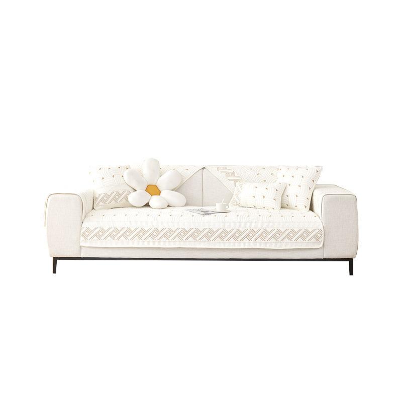 Подушка для дивана на все времена года, тканевая нескользящая кожаная подушка для сиденья, нескользящий современный простой чехол для дивана, тканевое полотенце